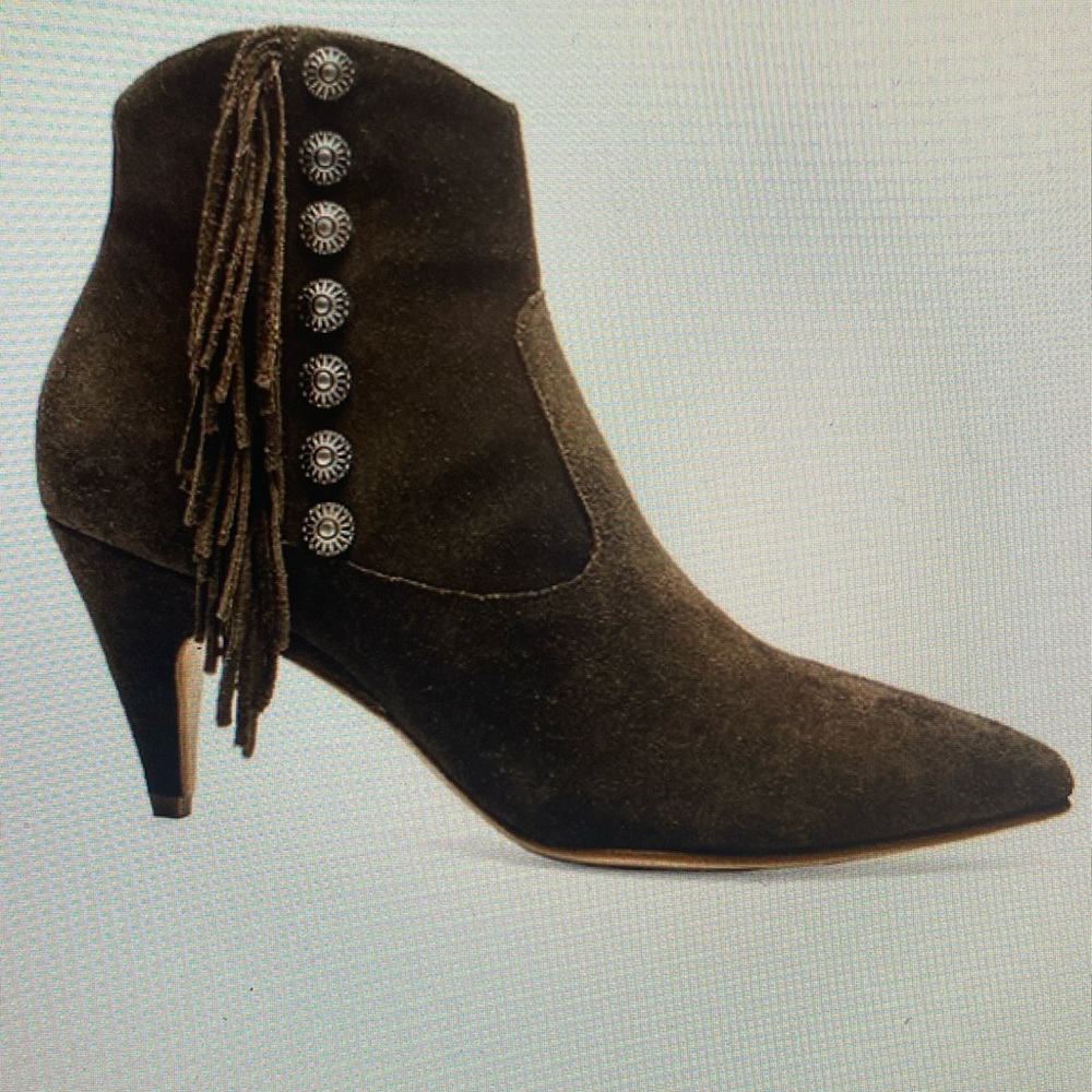 BELLE Nacian Bootie in Beige by Sigerson Morrison